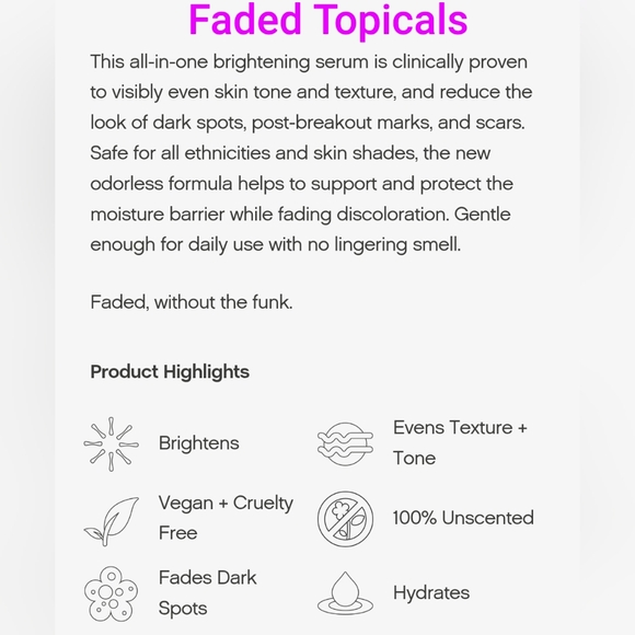 Faded Brightening & Clearing Serum - Pink - Picture 2 of 6